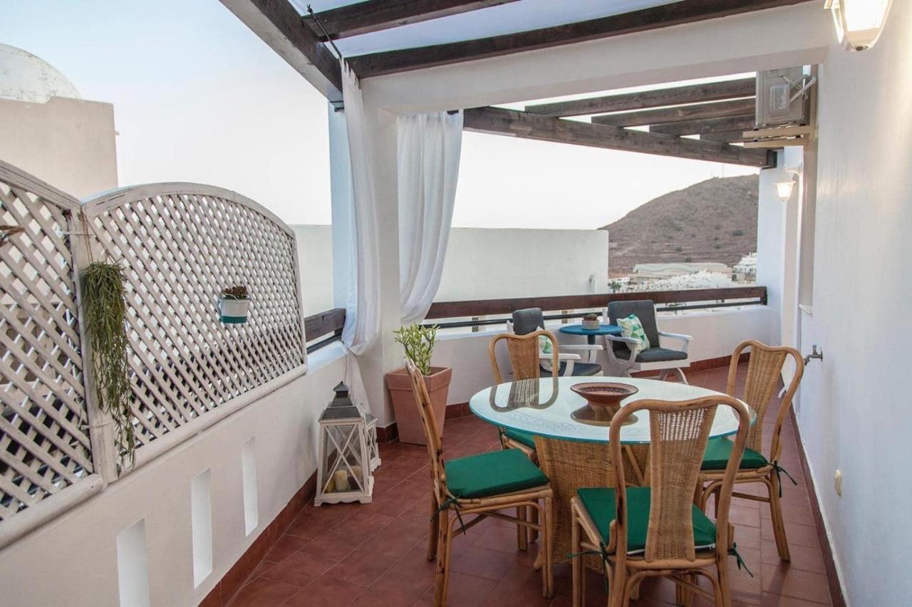 Coqueto Apartamento Con Vistas Al Mar Y Piscina Карбонерас Экстерьер фото